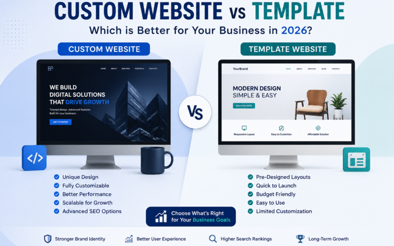 Custom Website vs Template: Which is Better for Your Business in 2026?