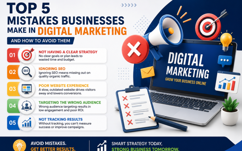 5 Mistakes Businesses Make in Digital Marketing