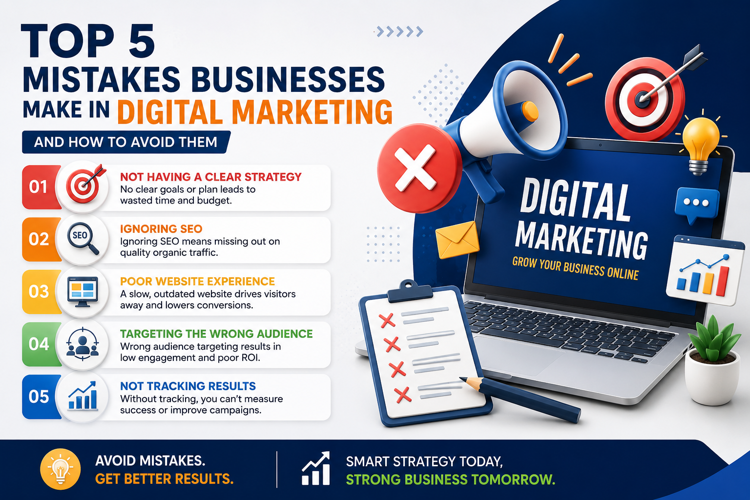 5 Mistakes Businesses Make in Digital Marketing